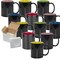 12 Pack 11oz Mixed Inner Magic Color Changing Sublimation Mugs - Cardboard Box with Foam Supports